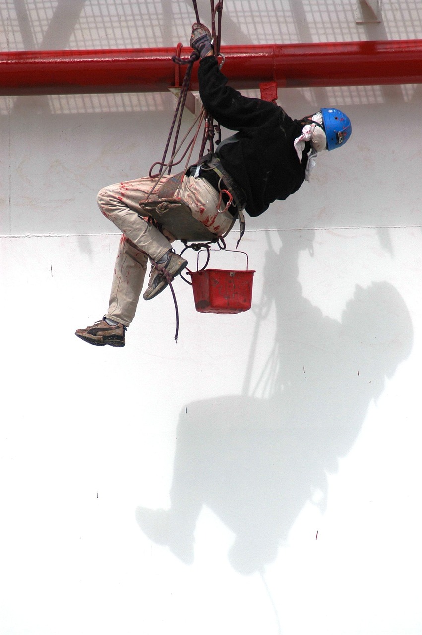 work, maintenance, decorator, performance, rope, snack